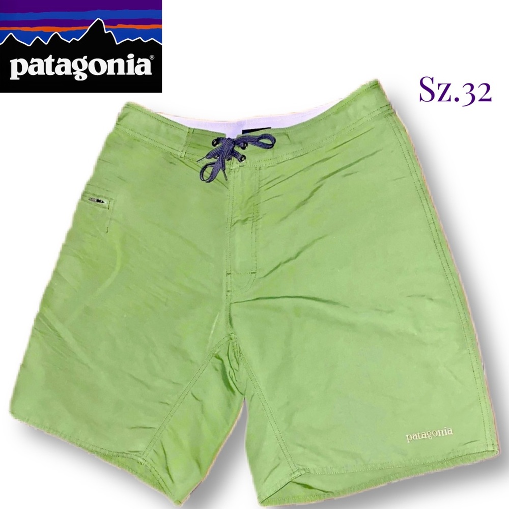 Patagonia Board Shorts Mens Size 32 Olive Green